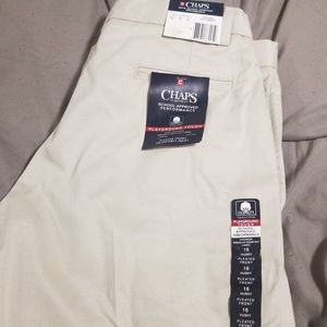 Chaps Bottoms - CHAPS Boys sz 16 Husky Trousers NWT Chaps Bottoms - CHAPS Boys sz 16 Husky Trousers NWT